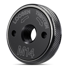 Lytool Quick Release Nut M14 for Angle Grinders from AEG, Metabo, Makita, Flex, Black & Decker, Dewalt, Hitachi etc. Quick Fixing and Loosening without Tools