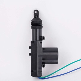WildCard India Car Auto Heavy Duty Power Door Lock Actuator Motor 2 Wire 12V (Black)