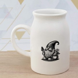 300ml 'Garden Gnome with Trowel' Ceramic Milk Jug (MJ00016151)