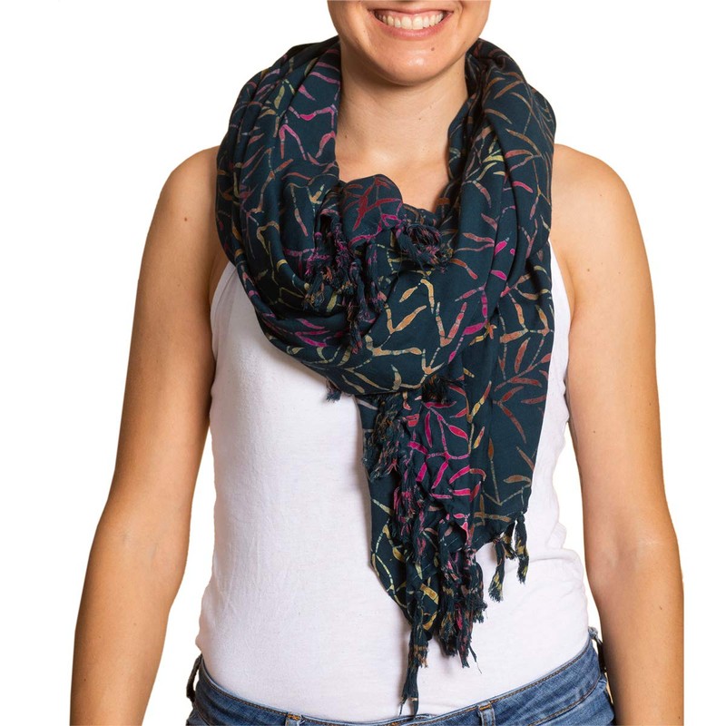 PANASIAM Sarong B025 Petrol bamboo, L