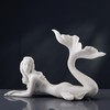 Veronese Design 7 5/8 Inch Mermaid Lying Resin Sculpture Marble