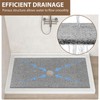 Extra Large Non Slip Shower Mat: 47.2x31.5 inch Loofah Shower