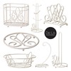 Premier Housewares 508287 De Lis Utensil Holder - Cream ,