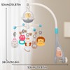 nicknack Cot Mobile for Babies, Musical Baby Crib Mobile with