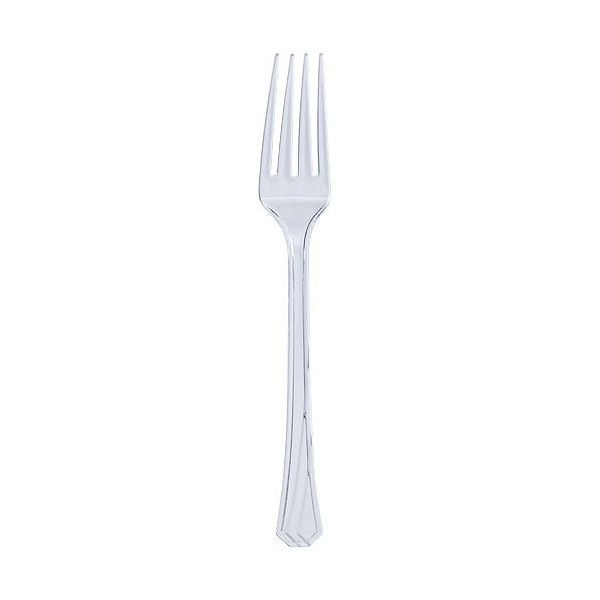 Hanna K. Signature Collection Plastic Clear | Pack of 51 Fork, 51 count