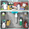 STORKING 2 Pack Under Sink Organizer 9" W X18 D,