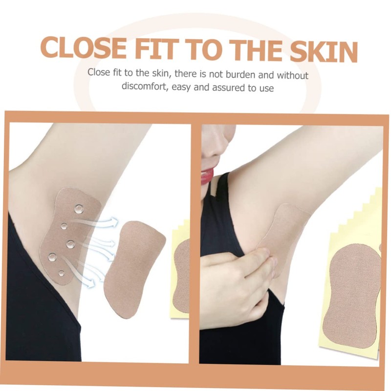 Beavorty 4sets Underarm Sweat Pads Armpit Shield Stickers for Summer