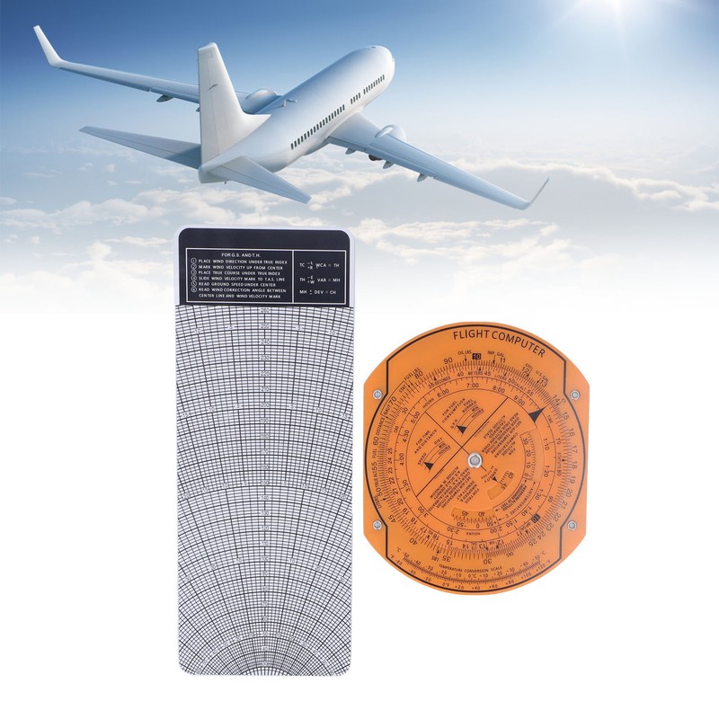 Flight Computer Aviation Pilot Flight Calculator Plastic Military Navigation Training