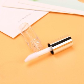 45 recipientes vacíos para brillo de labios, 1,2 ml, tubo de brillo de labios rellenable, botellas de bálsamo labial vacío, tubos transparentes