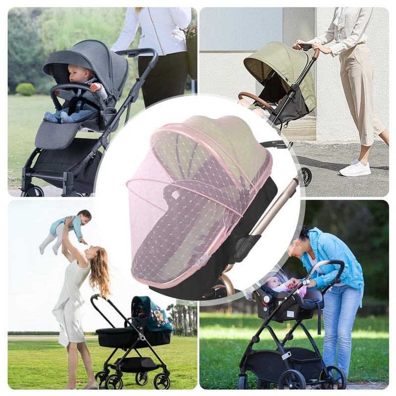 Bassinet Net Cover for Baby - Protective Mesh Netting Portable