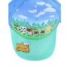Animal Crossing Characters Snapback Hat Blue