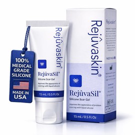 Rejuvaskin Rejuvasil Gel de Silicona para Cicatrices 15 ml - Mejora la apariencia de las cicatrices - Grado médico