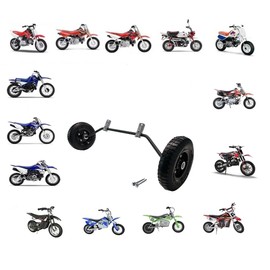Dirt Bike Training Wheels 50cc - Fits MX350 MX125 MX400 MX500 - XR50 Z50 CRF50 - TTR50 PW50 TTR90 - KTM50 - Made In The USA! - Easy to assemble and Install