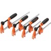 Jorgensen Set of 4 medium weight steel clamps (2-15 cm,