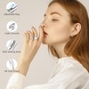 sylacor Adjustable 14K Gold Plated Stacking Rings for Oura Ring