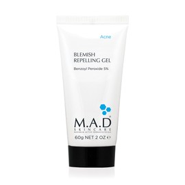 M.A.D Skincare M.A.D. SkinCare. Blemish repelling gel 5% BPO, gel que absorbe el exceso de grasa en la piel. 60 gr (1 PIEZA)