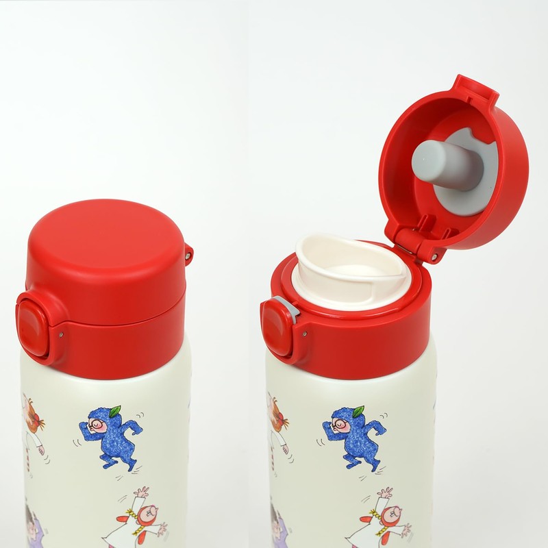 Coco-chan RYL-1046 Greeting Life Stainless Steel Bottle, Slim, One Push,