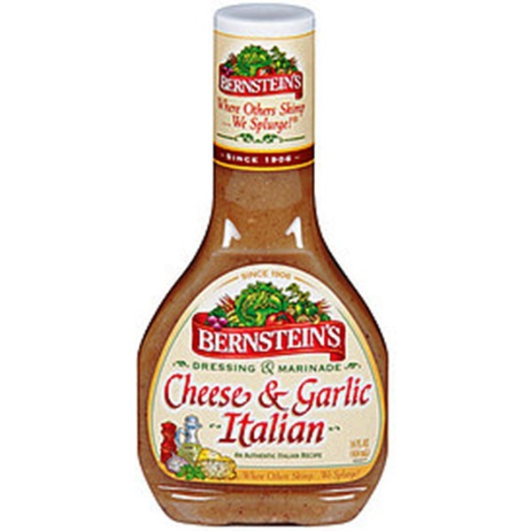 Bernstein's Cheese and Garlic Italian Dressing, 14-Ounce (Pack of 3)