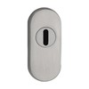 ck-tuerbeschlaege Oval Protective Rosette | V2A Matte Stainless Steel | Height 14 mm | Cylinder Cover | Made in Germany