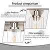 Sgphrzlt 4 PCS Metal Light Shade Ring, Light Socket Shade