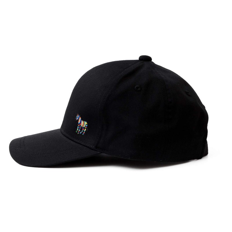 Paul Smith Zebra One Point Baseball Cap Hat (Black)