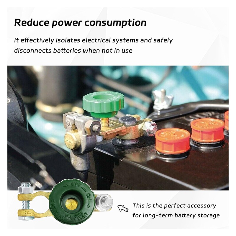 Dickno Top Post Battery Quick Disconnect Switch, Auto Battery Master