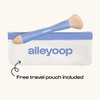 Alleyoop Multi-Tasker 4-in-1 Travel Makeup Brush Set – Compact Makeup
