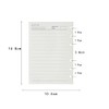 Moterm Ruled Refill Pages for True A6 Ring Inserts Undated