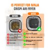2-PCS Air Fryer Heat Resistant Mat & Splatter Shield for