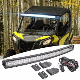 SI For 2022-2024 Can-am Commander 700 1000R Max Roof 42" LED Light Bar Bracket Wire