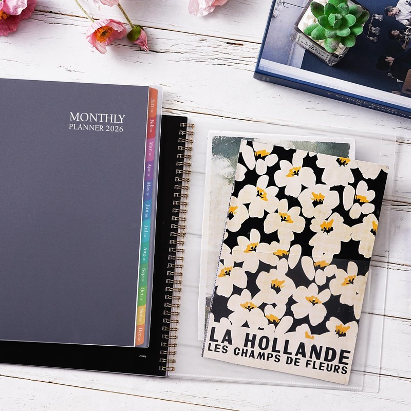 2026 Monthly Planner - 2026 Planner with Tabs, Jan 2026