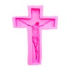 HYROOY Crucifix Silicone Mold Wall Hanging s-Pendant Epoxy Resin Mold
