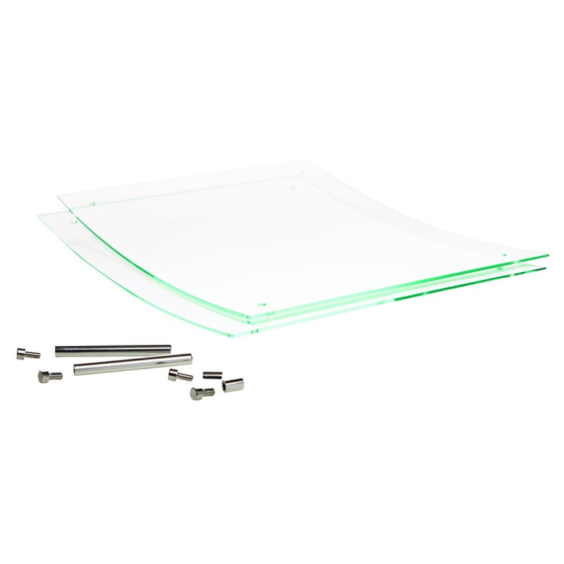 Deflecto Superior Image Curved Sign Holder, 8.5 x 11 Inches