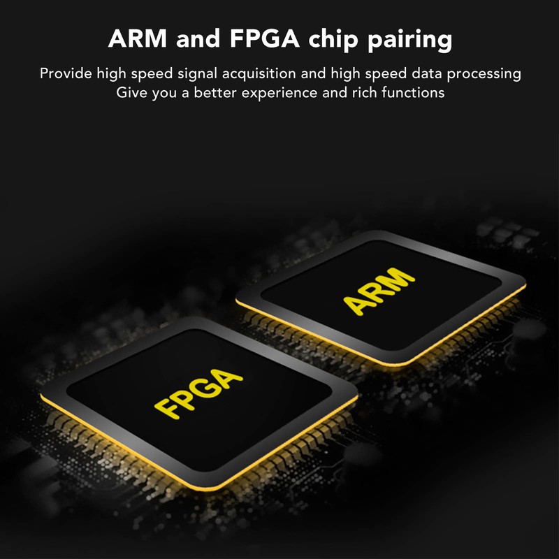 Handheld Oscilloscope 2 Channel 120MHz Bandwidth 2.8in LCD Backlight Display
