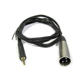 3.5mm stereo (male) and xlr3-12c