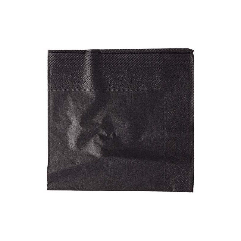 Swantex 128933 Cocktail Napkins Black (Pack of 250)