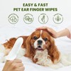 PawSono Ear Finger Wipes for Dogs & Cats, Thicker Dog