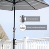 DELAESI Umbrella Stand Parasol Holder Balcony Parasol Holder Balcony Railing