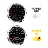 MOTOR METER RACING W PRO 85mm 3-3/8" 2 in 1
