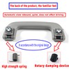 Krobelus Auto Roof Pull Handle Grab Rail Grey with Hook