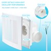Hose Vary Lightweight Bathroom Fan for Ceiling, 110CFM Ductless Bathroom