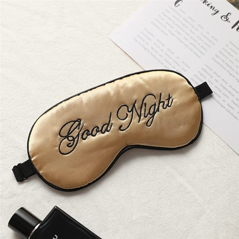 WIZBIOTECH Sleep Mask, 100% Real Natural Good Night Eye Mask