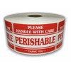 1 Roll 2x3 inch PERISHABLE Handle with Care Shipping Mailing