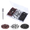 ANBEISTEE Sanding Bands Nail Drill Bits 210 Pieces Grits Electric