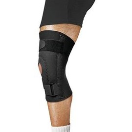 Leader Neoprene Deluxe Patellar Knee Support, Black, Medium