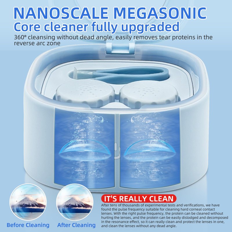 Rigid Keratoplasty Scleral Ultrasonic Contact Lens Cleaner for OK Lens