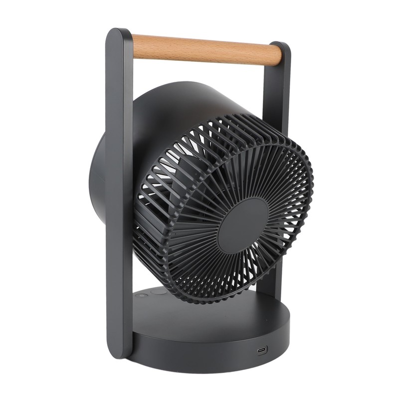 USB Desk Fan with Night Light 5 Speeds Quiet Portable