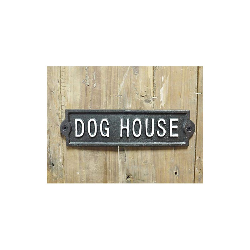 Black Country Metal Works Cast Iron Dog House Sign
