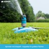 Multipurpose Garden Watering Lawn Rotating Sprinkler Hozelock Compatible Plastic