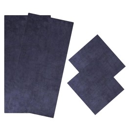 KSVFTB Gym Towel, 4 Pack Microfibre Sports Towels, Fast Drying & Absorbent Sweat Towel for Gym, Yoga, and Outdoor Activities, Includes 2 Large and 2 Small Towels, Grey
